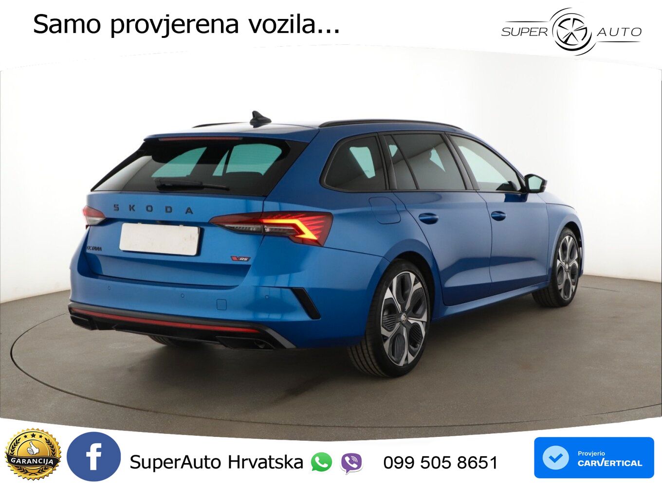 Škoda Octavia Combi RS 2.0 TSI (265 KS) DSG