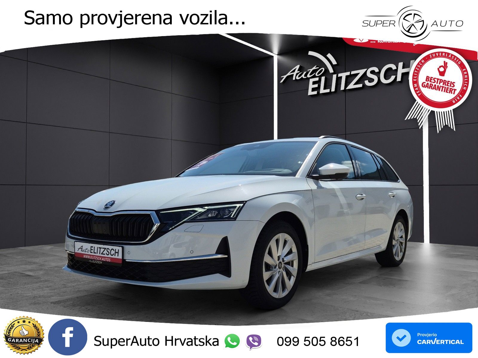 Škoda Octavia Combi 2.0 TDI (150 KS) DSG Selection LED+GR SJED+ACC