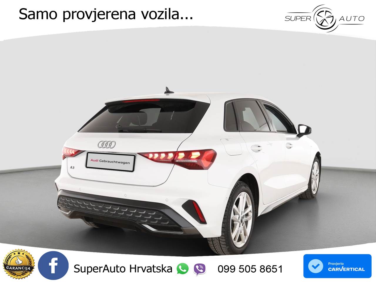 Audi A3 40 TFSIe (204 KS) S tronic S line LED+GR SJED+ACC