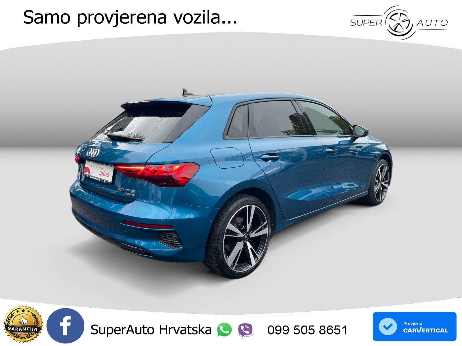 Audi A3 40 TFSI (190 KS) quattro S tronic S line MATRIX+GR SJED+KAM