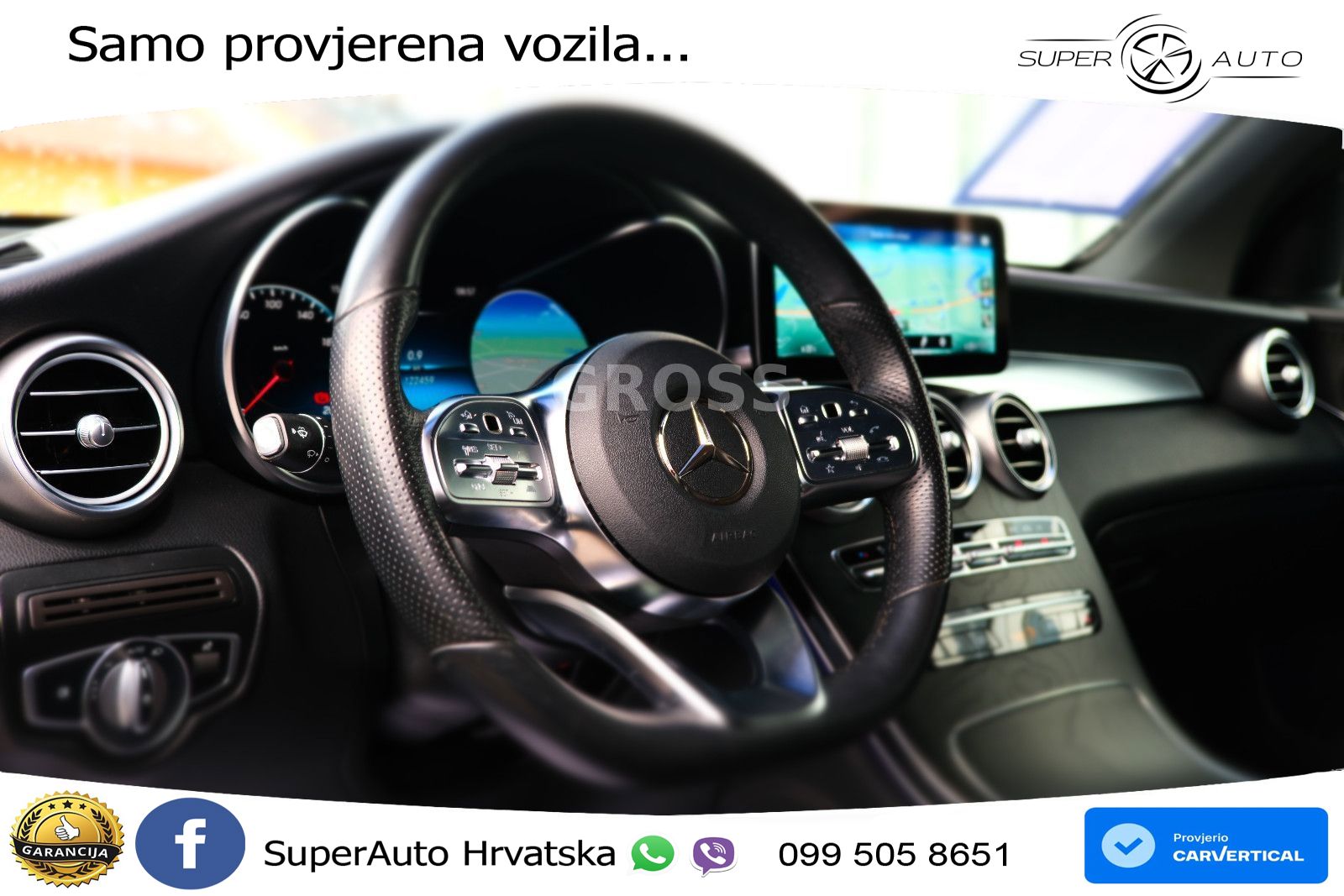 Mercedes GLC 220d (194 KS) 4MATIC G-TRONIC ZRAČNI+ACC+GR SJED+KAM