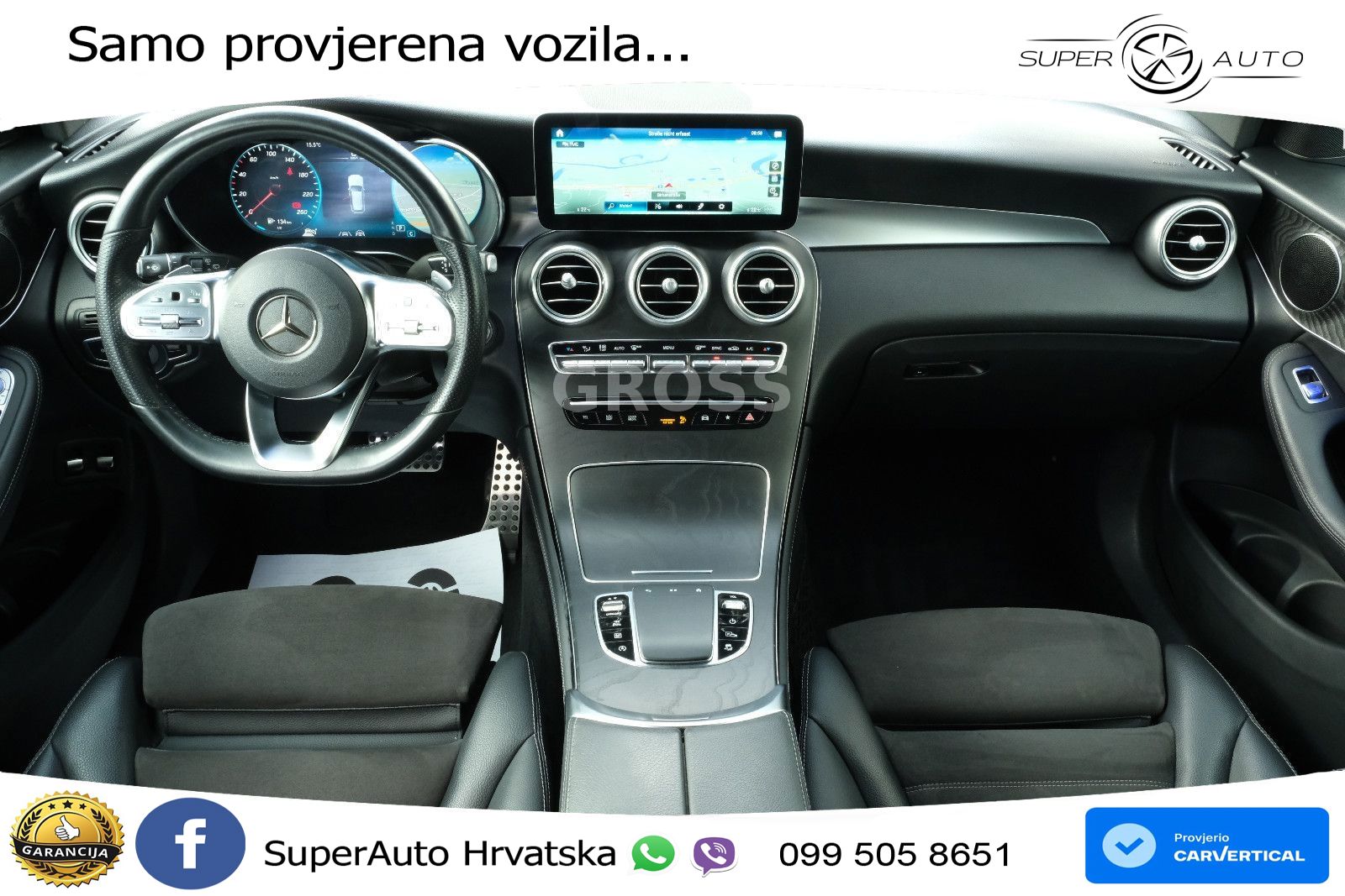 Mercedes GLC 220d (194 KS) 4MATIC G-TRONIC ZRAČNI+ACC+GR SJED+KAM