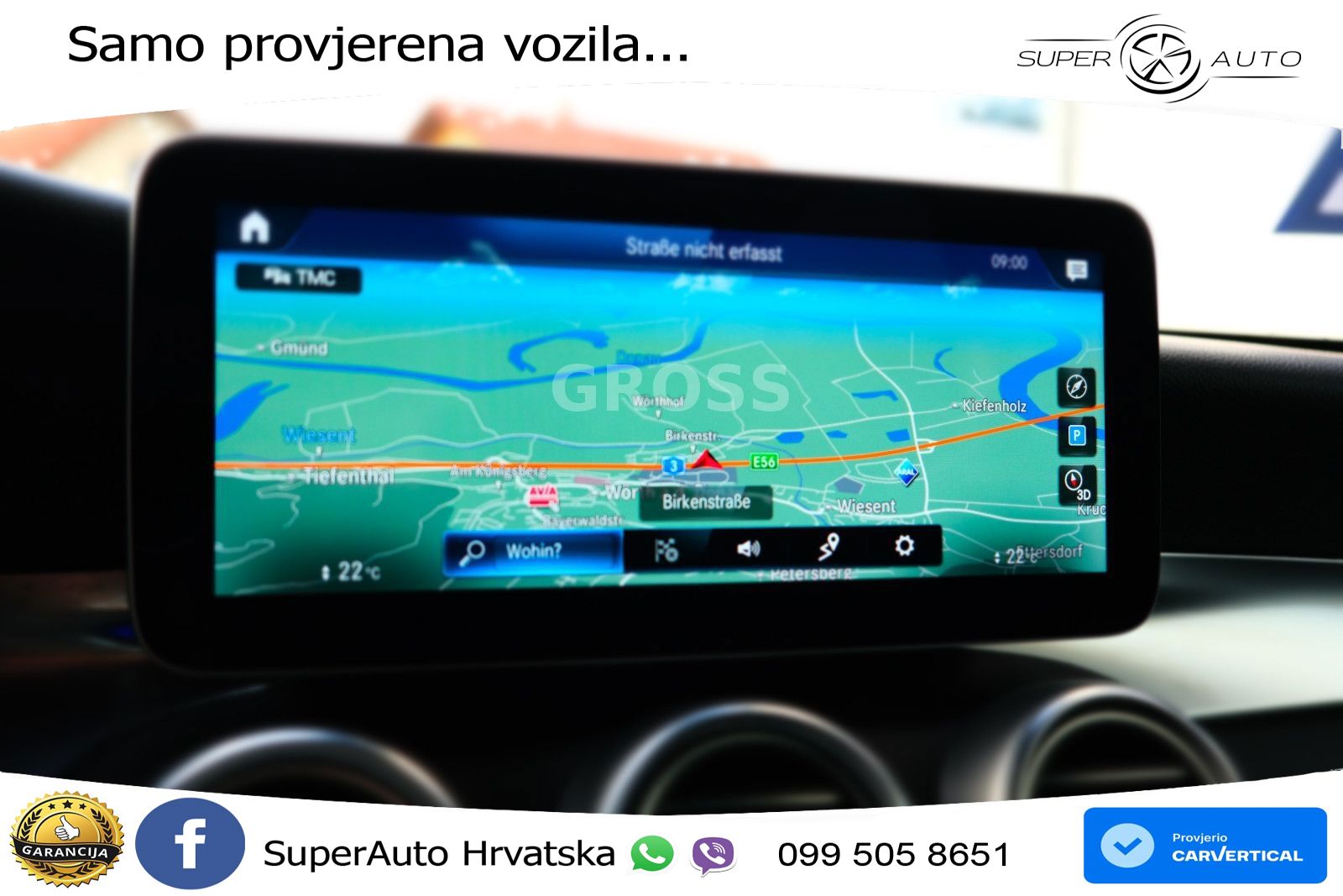 Mercedes GLC 220d (194 KS) 4MATIC G-TRONIC ZRAČNI+ACC+GR SJED+KAM
