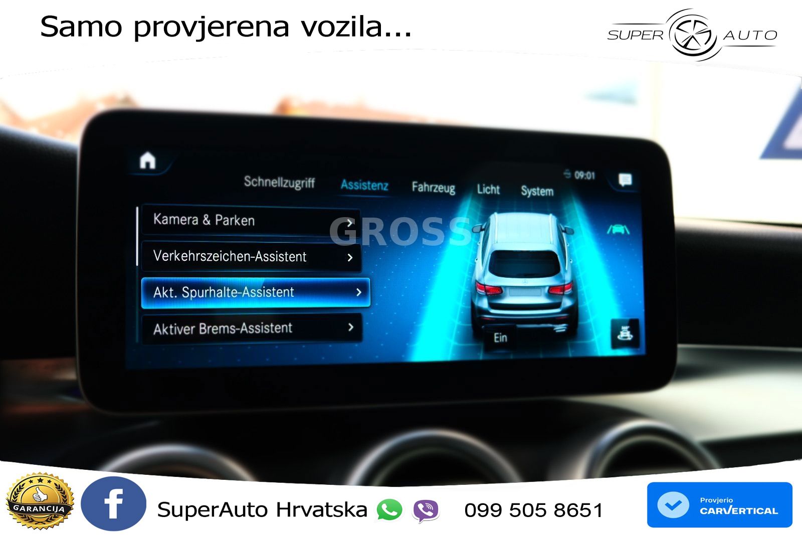 Mercedes GLC 220d (194 KS) 4MATIC G-TRONIC ZRAČNI+ACC+GR SJED+KAM