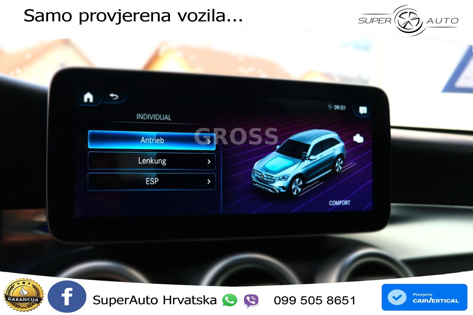 Mercedes GLC 220d (194 KS) 4MATIC G-TRONIC ZRAČNI+ACC+GR SJED+KAM