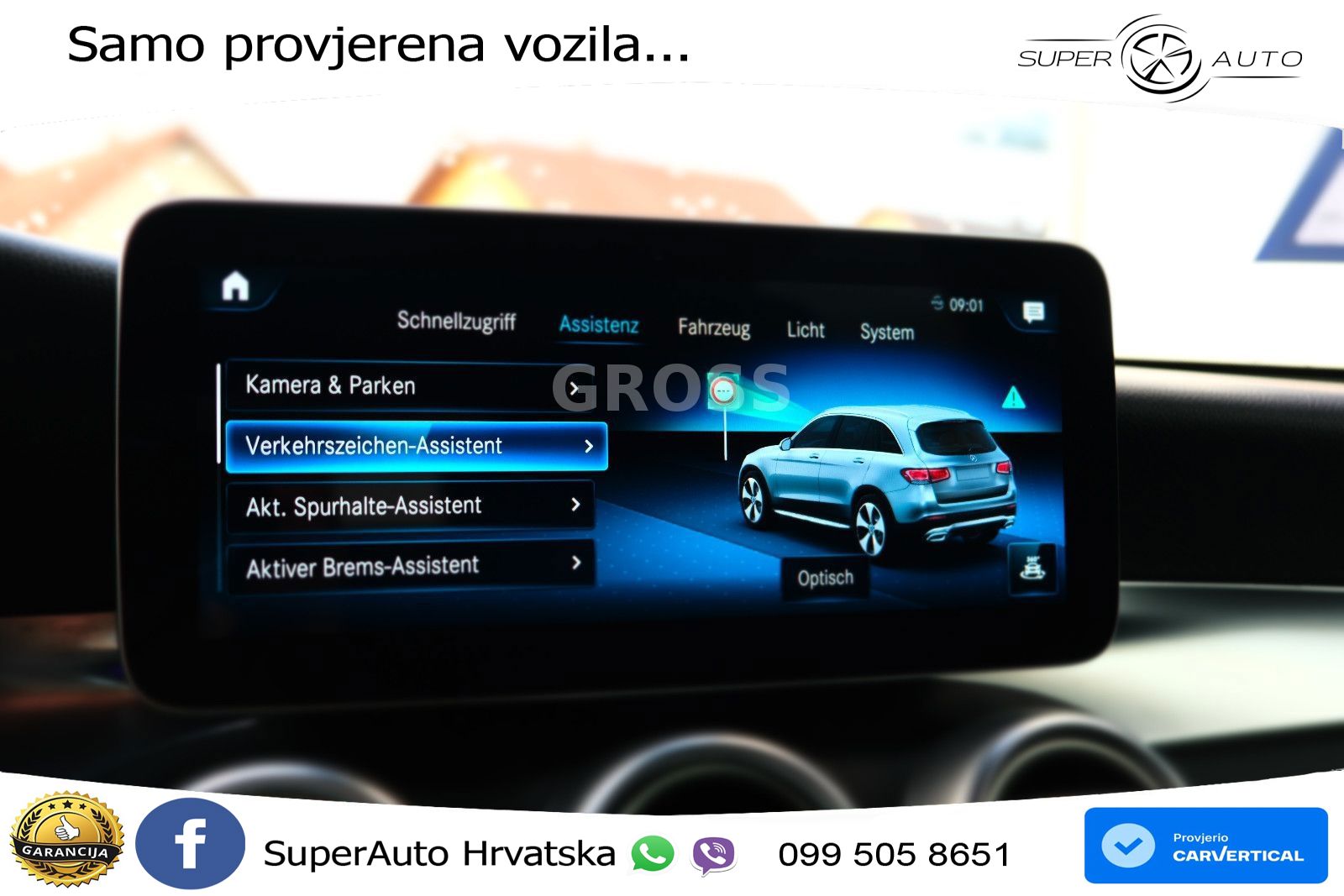 Mercedes GLC 220d (194 KS) 4MATIC G-TRONIC ZRAČNI+ACC+GR SJED+KAM