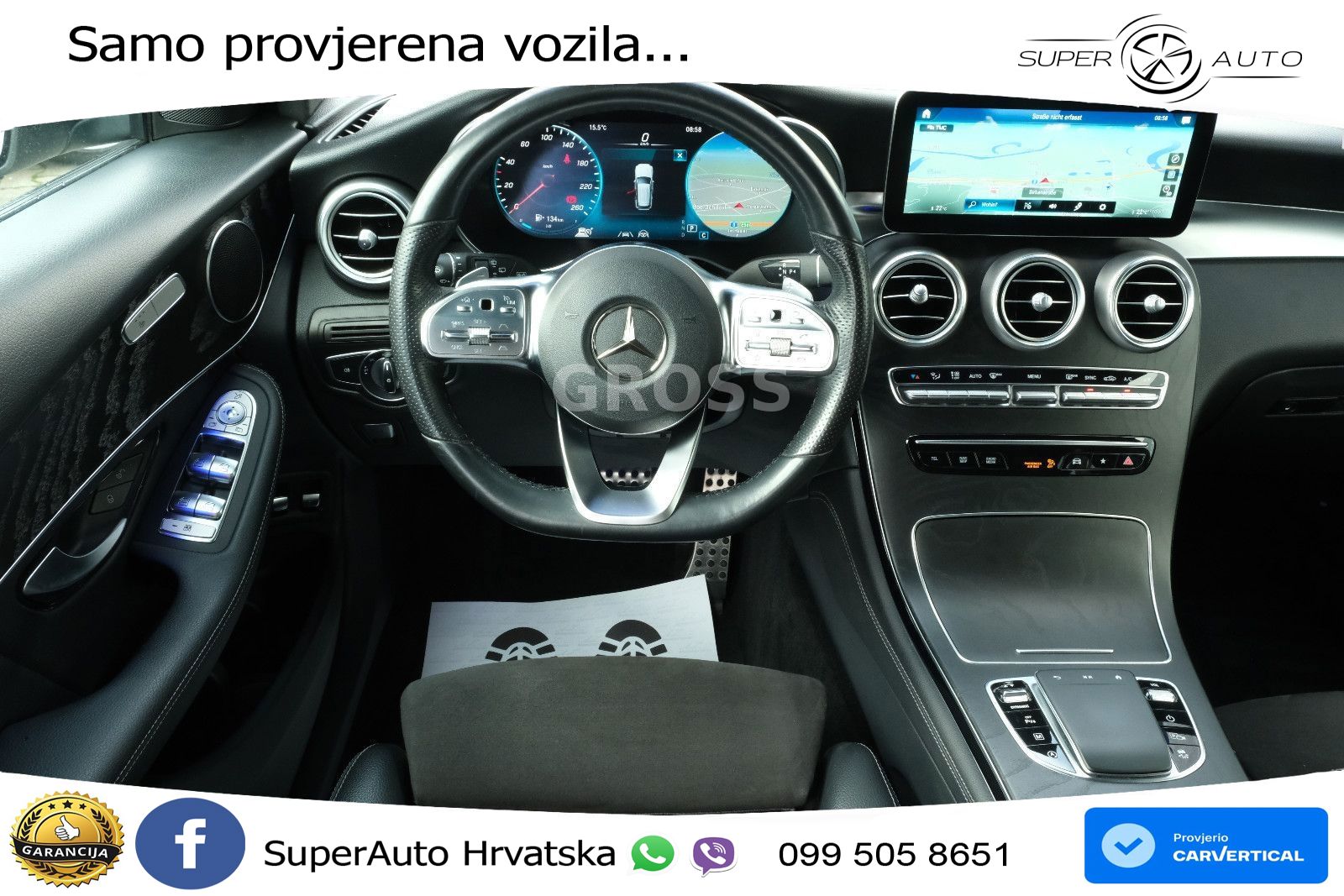 Mercedes GLC 220d (194 KS) 4MATIC G-TRONIC ZRAČNI+ACC+GR SJED+KAM