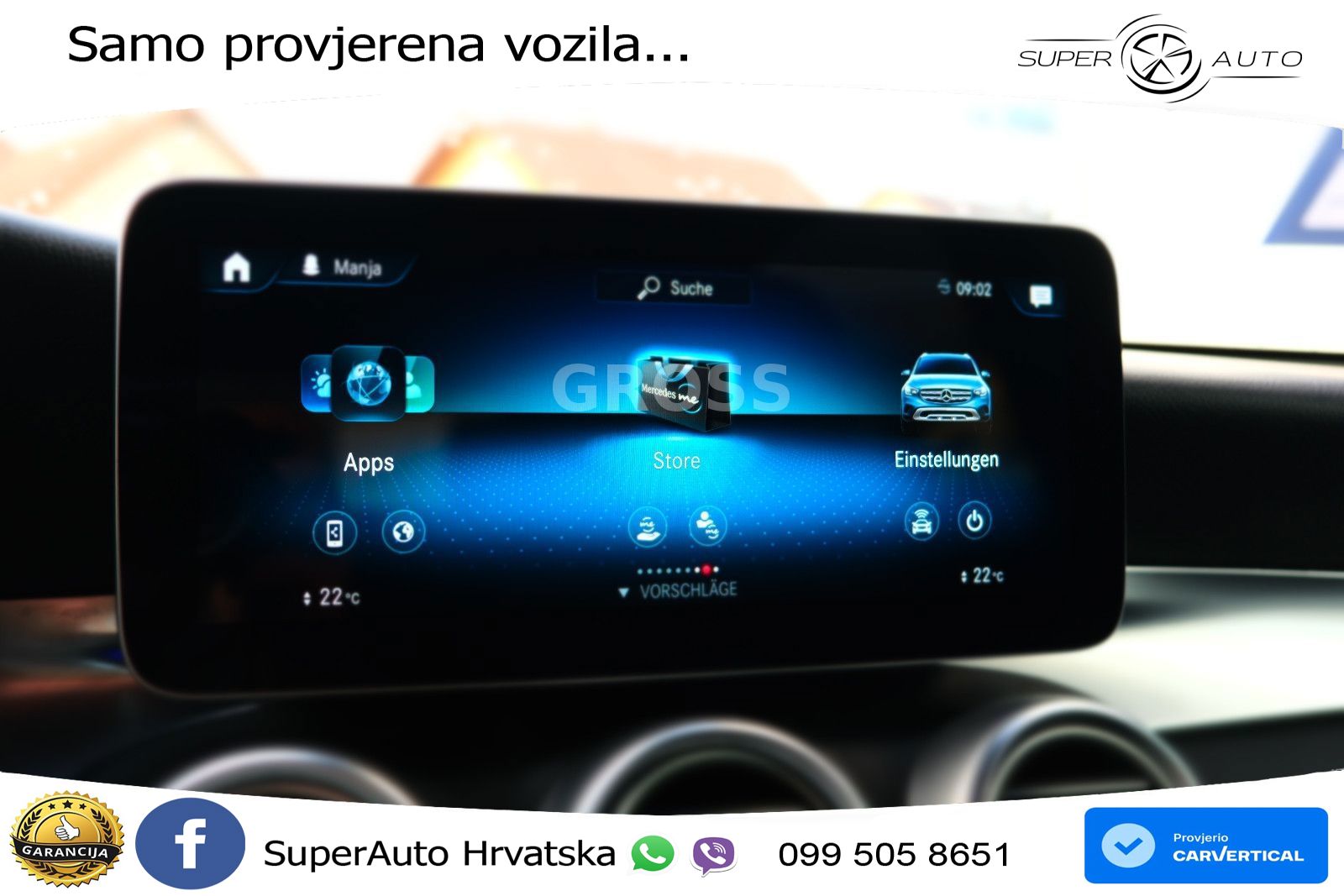 Mercedes GLC 220d (194 KS) 4MATIC G-TRONIC ZRAČNI+ACC+GR SJED+KAM