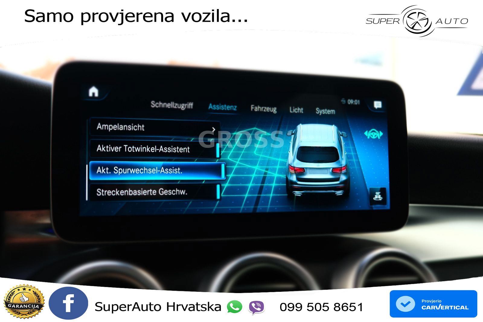 Mercedes GLC 220d (194 KS) 4MATIC G-TRONIC ZRAČNI+ACC+GR SJED+KAM