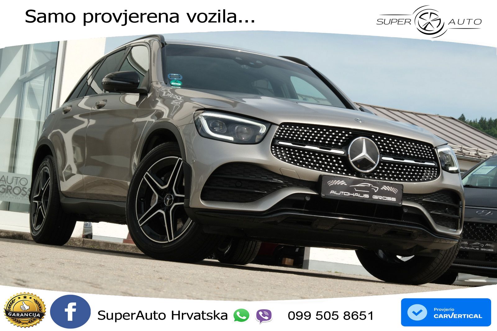 Mercedes GLC 220d (194 KS) 4MATIC G-TRONIC ZRAČNI+ACC+GR SJED+KAM