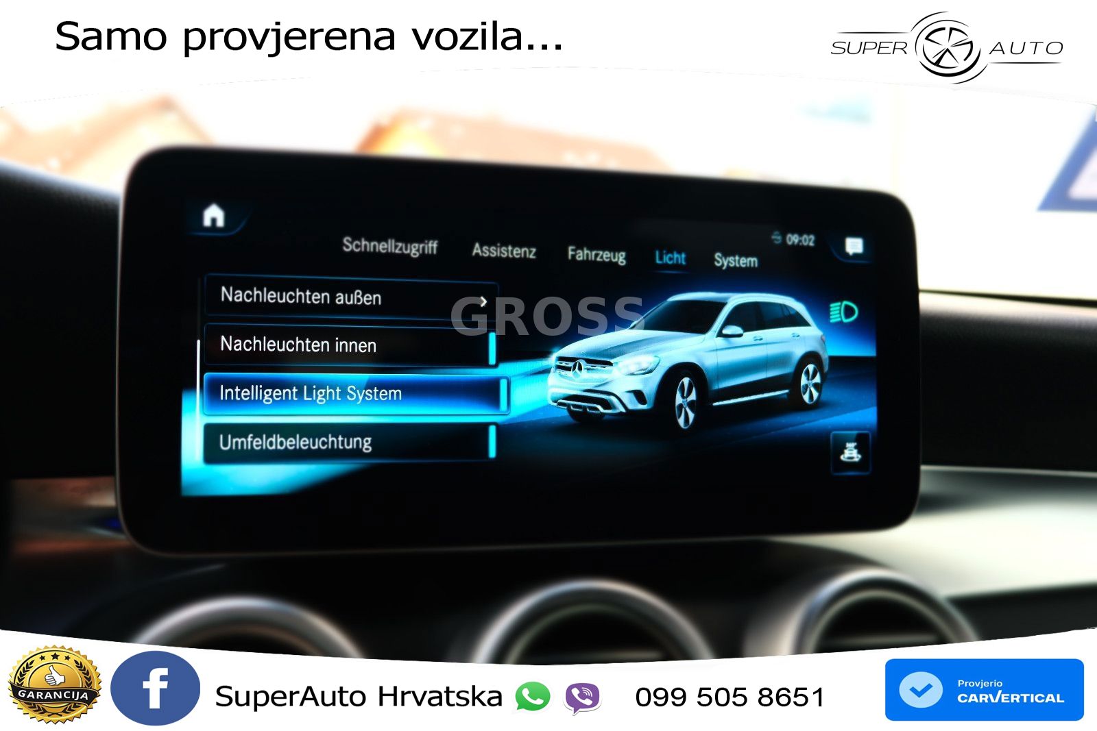 Mercedes GLC 220d (194 KS) 4MATIC G-TRONIC ZRAČNI+ACC+GR SJED+KAM