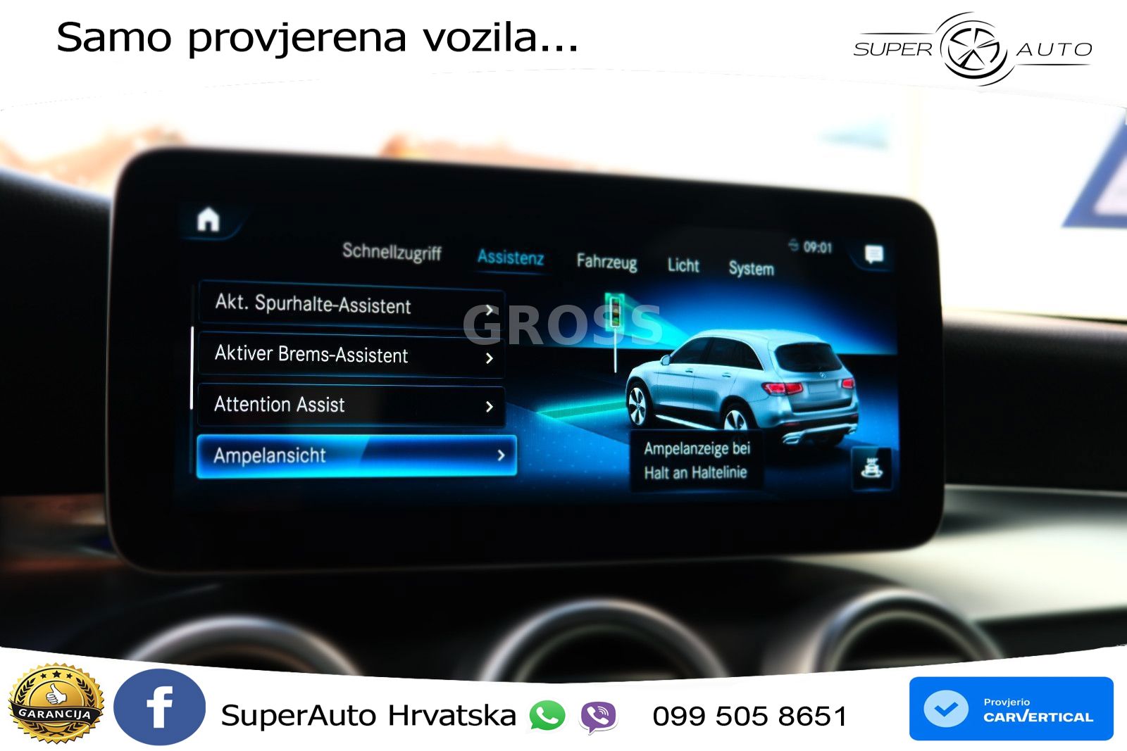 Mercedes GLC 220d (194 KS) 4MATIC G-TRONIC ZRAČNI+ACC+GR SJED+KAM
