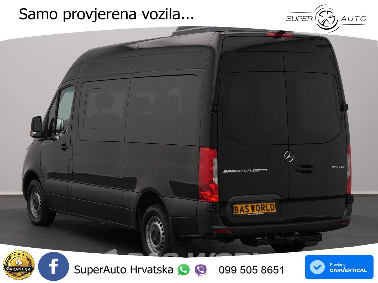Mercedes-Benz Sprinter 315 CDI Passagiersbus L2H2 AC/Climate N 150 KS