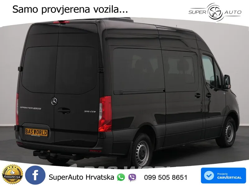 Mercedes-Benz Sprinter 315 CDI Passagiersbus L2H2 AC/Climate N 150 KS