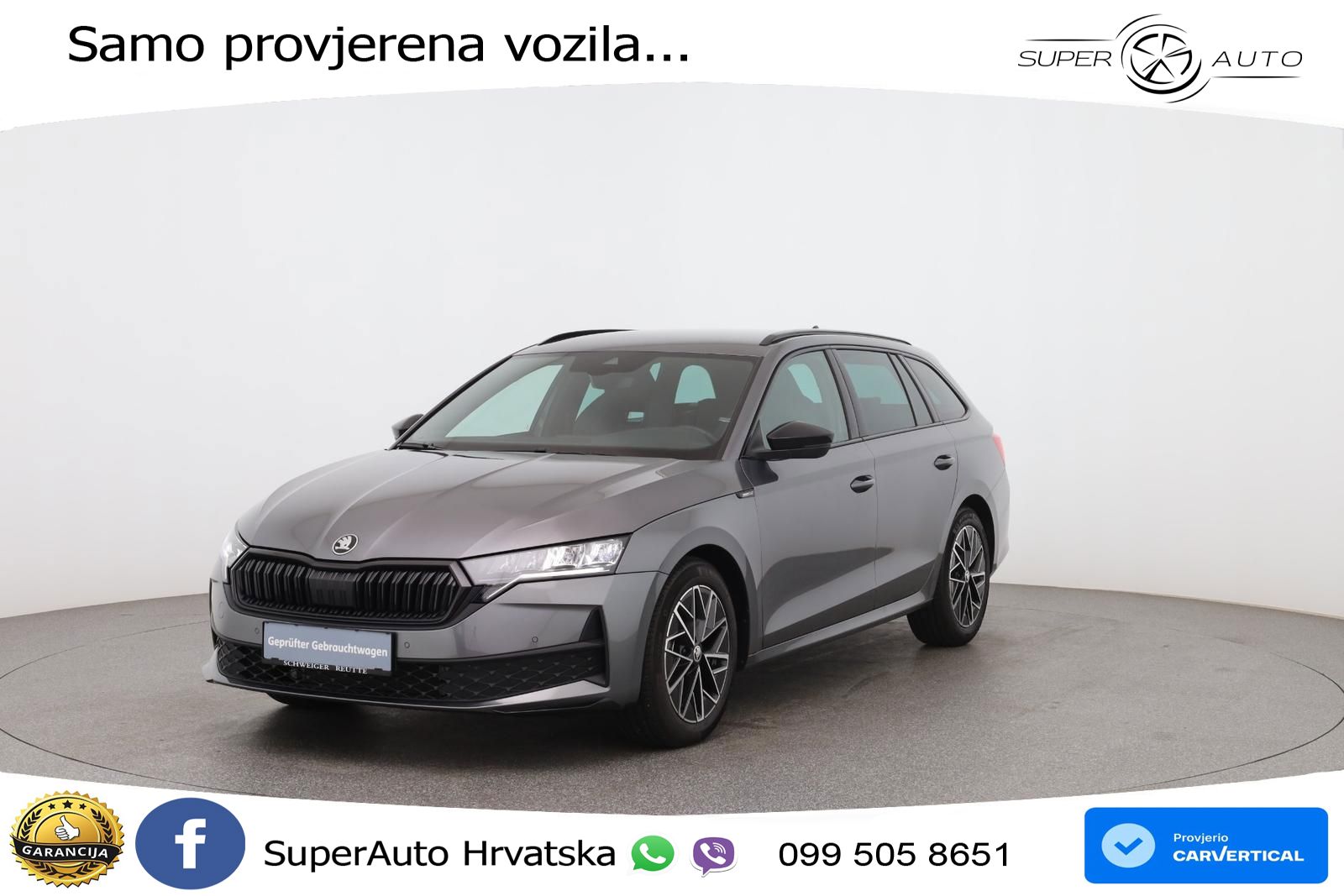 Škoda Octavia Combi 2.0 TDI (150 KS) DSG SportLine
