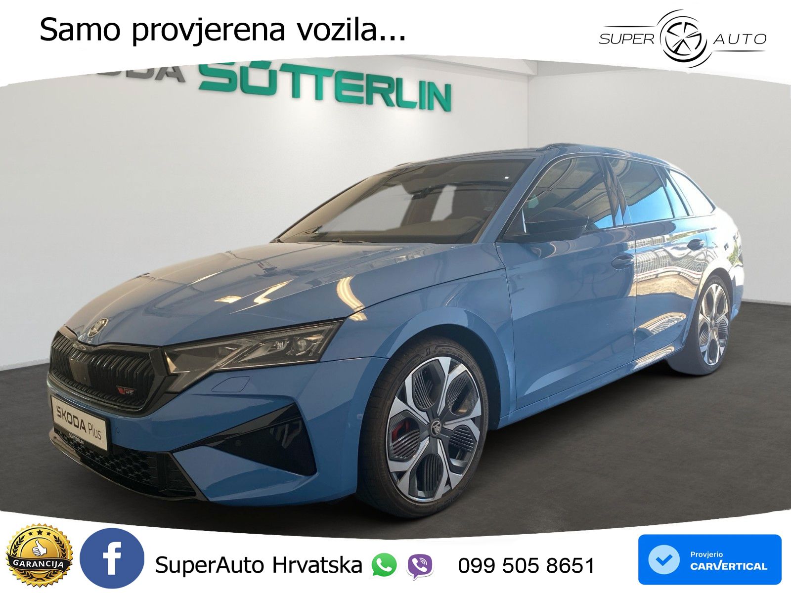 Škoda Octavia Combi RS 2.0 TSI (265 KS) DSG ACC+GR SJED+360+PANO