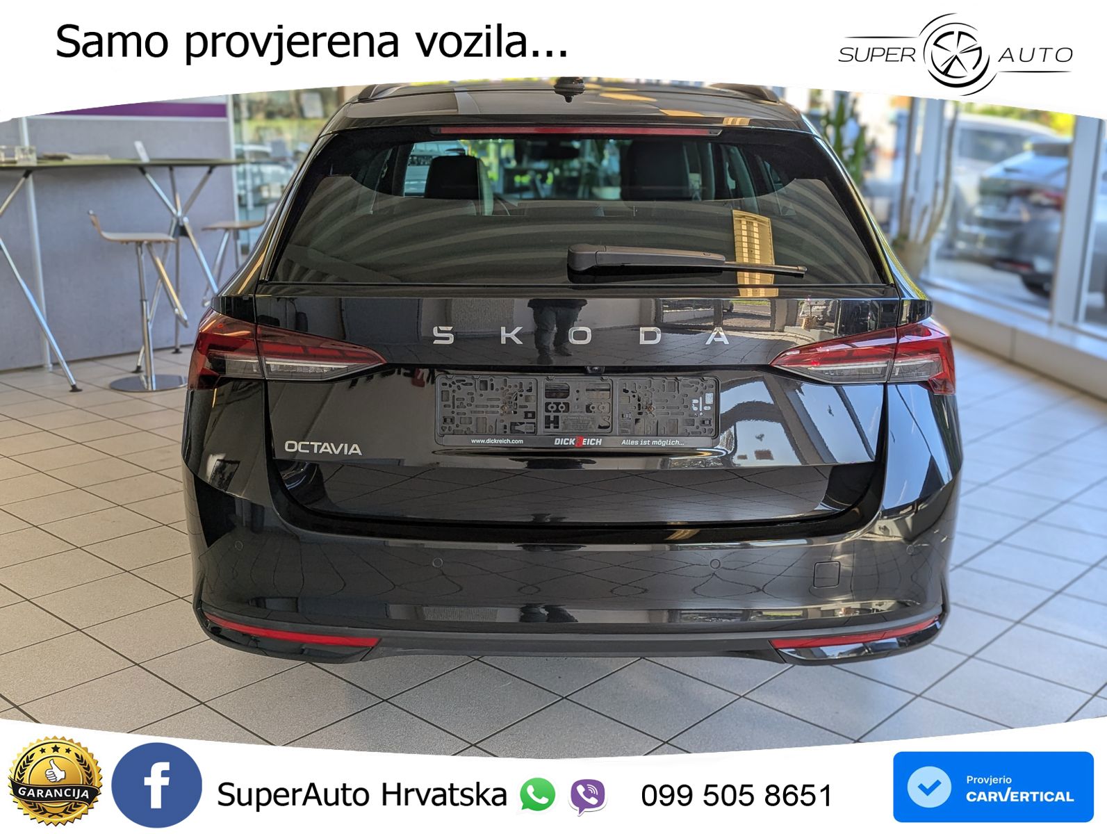 Škoda Octavia Combi 1.5 TSI (150 KS) DSG LED+GR SJED+ACC