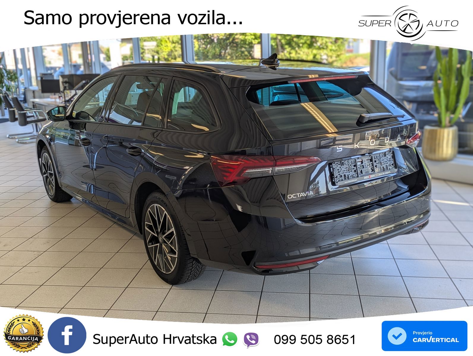 Škoda Octavia Combi 1.5 TSI (150 KS) DSG LED+GR SJED+ACC