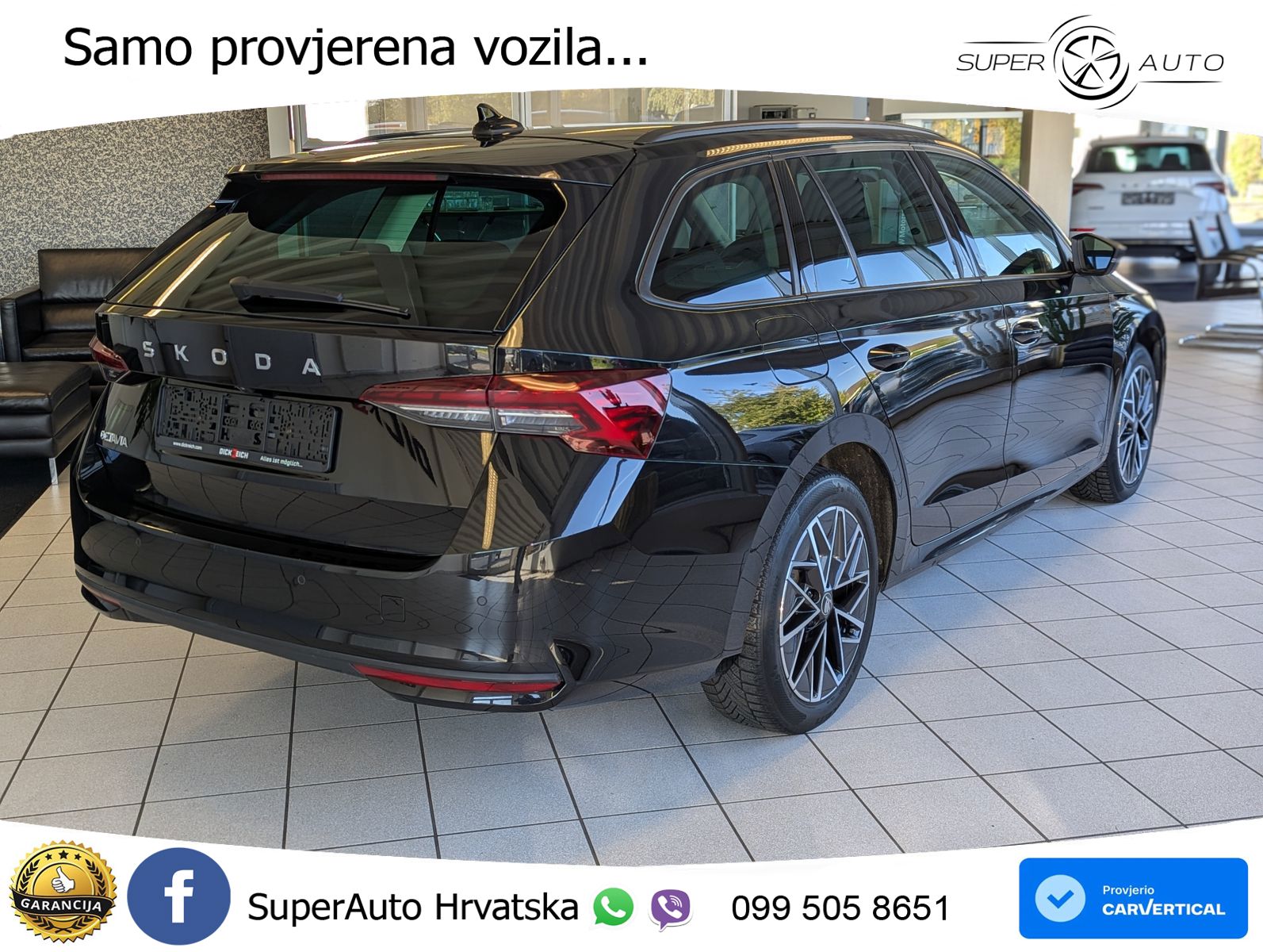Škoda Octavia Combi 1.5 TSI (150 KS) DSG LED+GR SJED+ACC