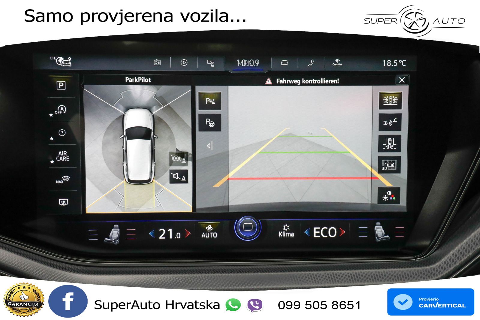 Volkswagen Touareg 3.0 V6 TDI (286 KS) 4MOTION Tiptronic R-Line ZRAČNI+ACC+GR SJED+KAM+PANO