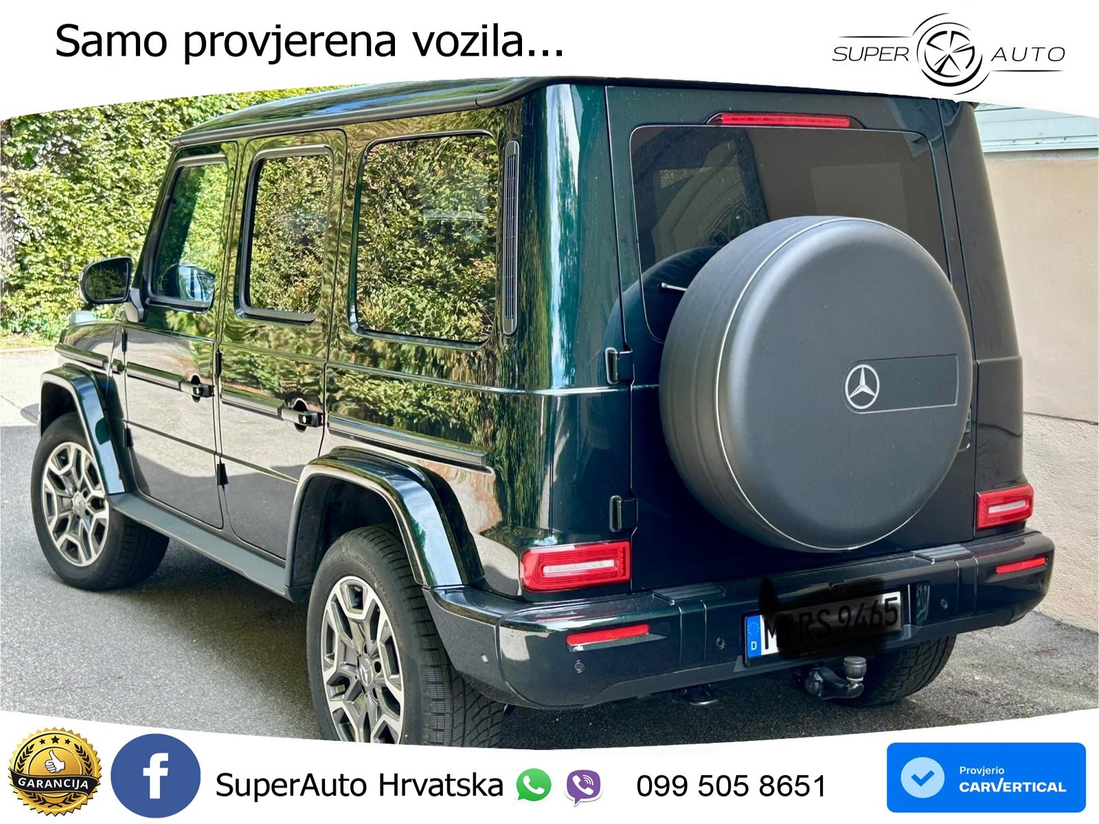 Mercedes G 450d Long (367 KS) 4MATIC 9G-TRONIC Superior LED+GR SJED+ACC