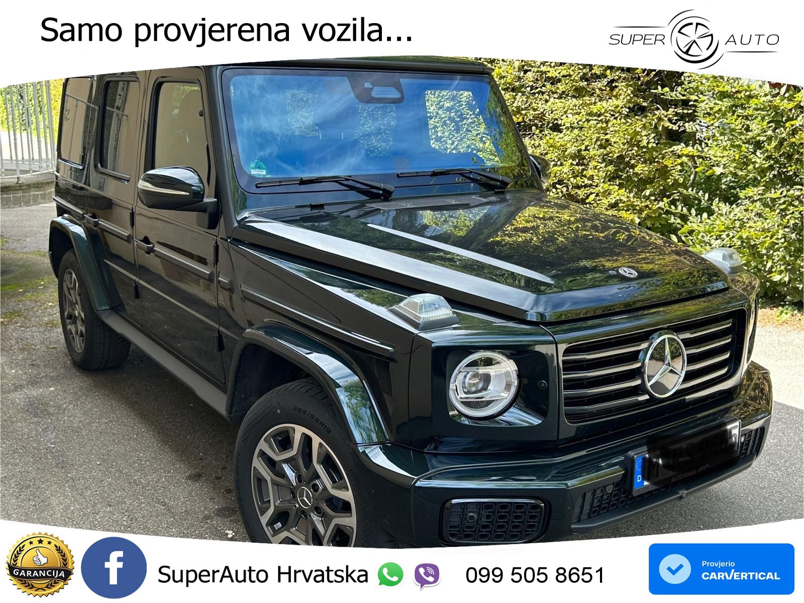 Mercedes G 450d Long (367 KS) 4MATIC 9G-TRONIC Superior LED+GR SJED+ACC