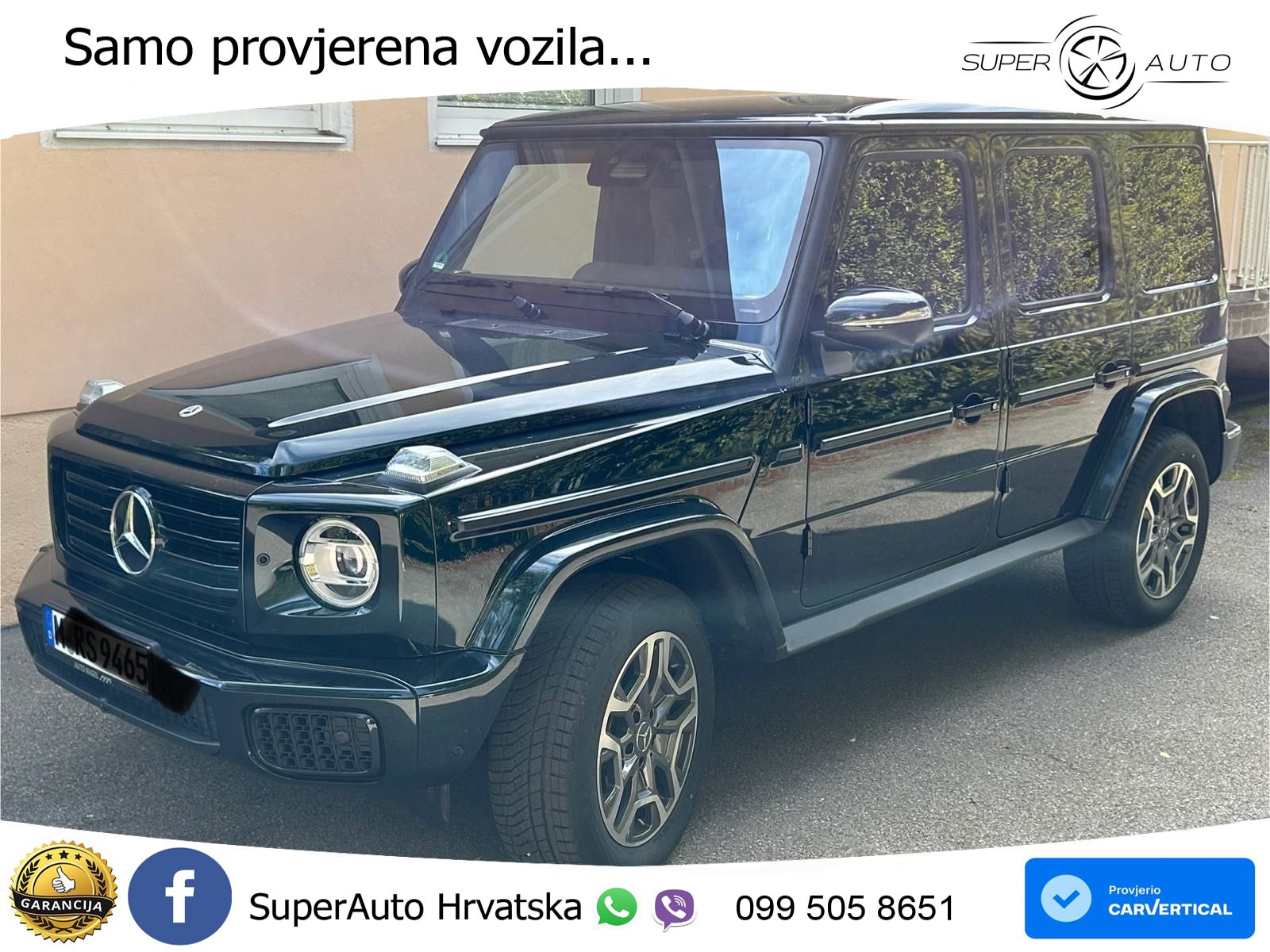 Mercedes G 450d Long (367 KS) 4MATIC 9G-TRONIC Superior LED+GR SJED+ACC