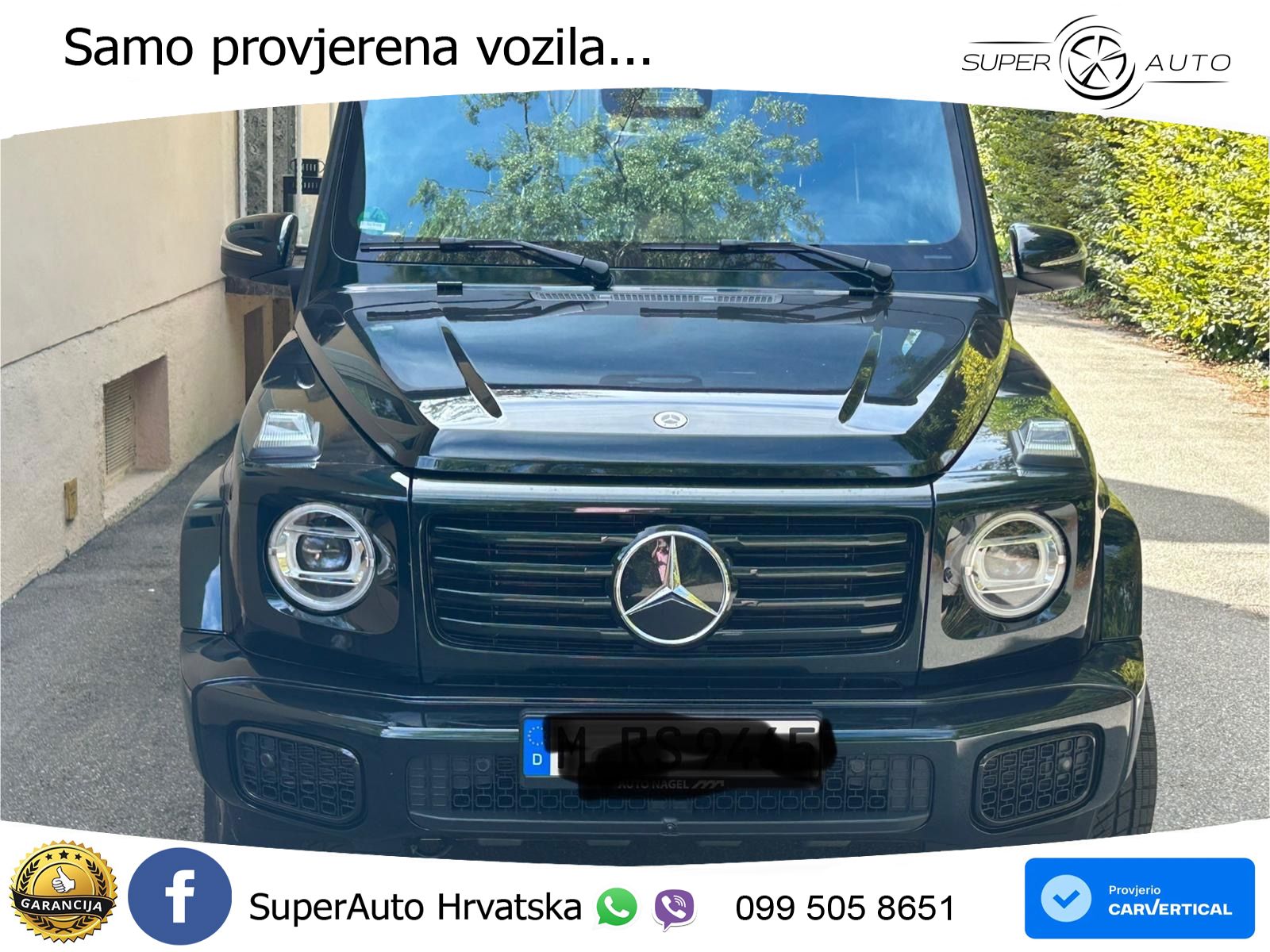Mercedes G 450d Long (367 KS) 4MATIC 9G-TRONIC Superior LED+GR SJED+ACC