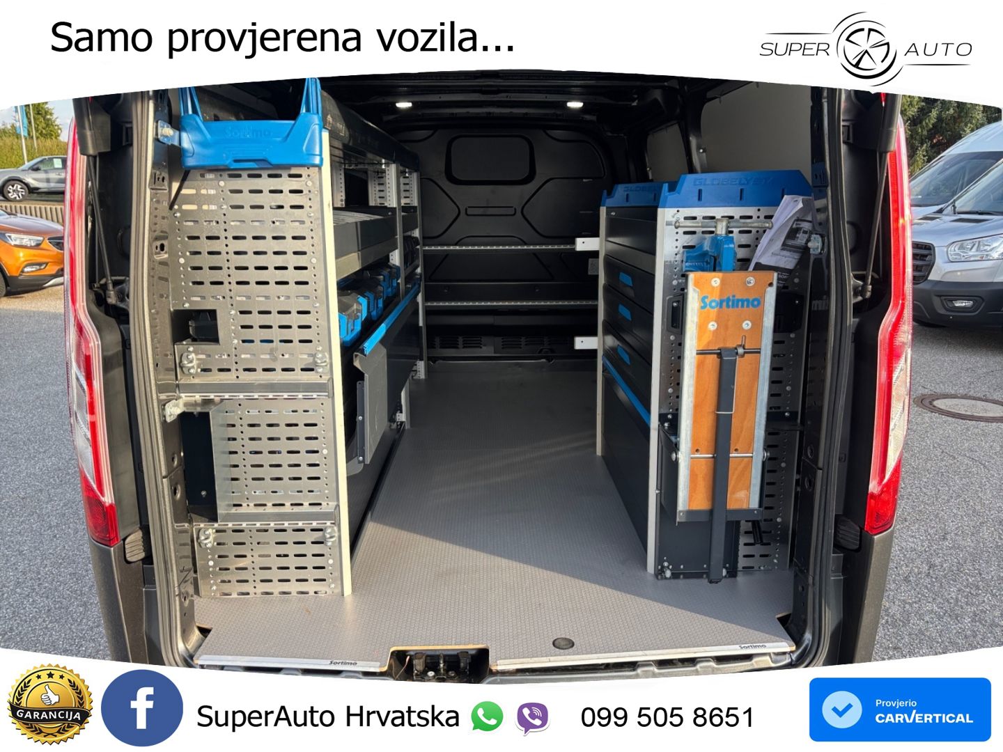 Ford Transit Custom Trend 320 L2H1 Sortimo Klima AHK 170 KS
