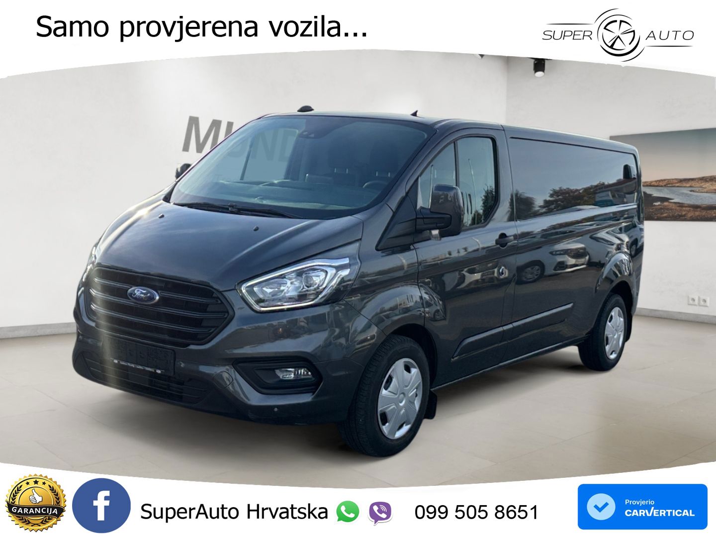 Ford Transit Custom Trend 320 L2H1 Sortimo Klima AHK 170 KS