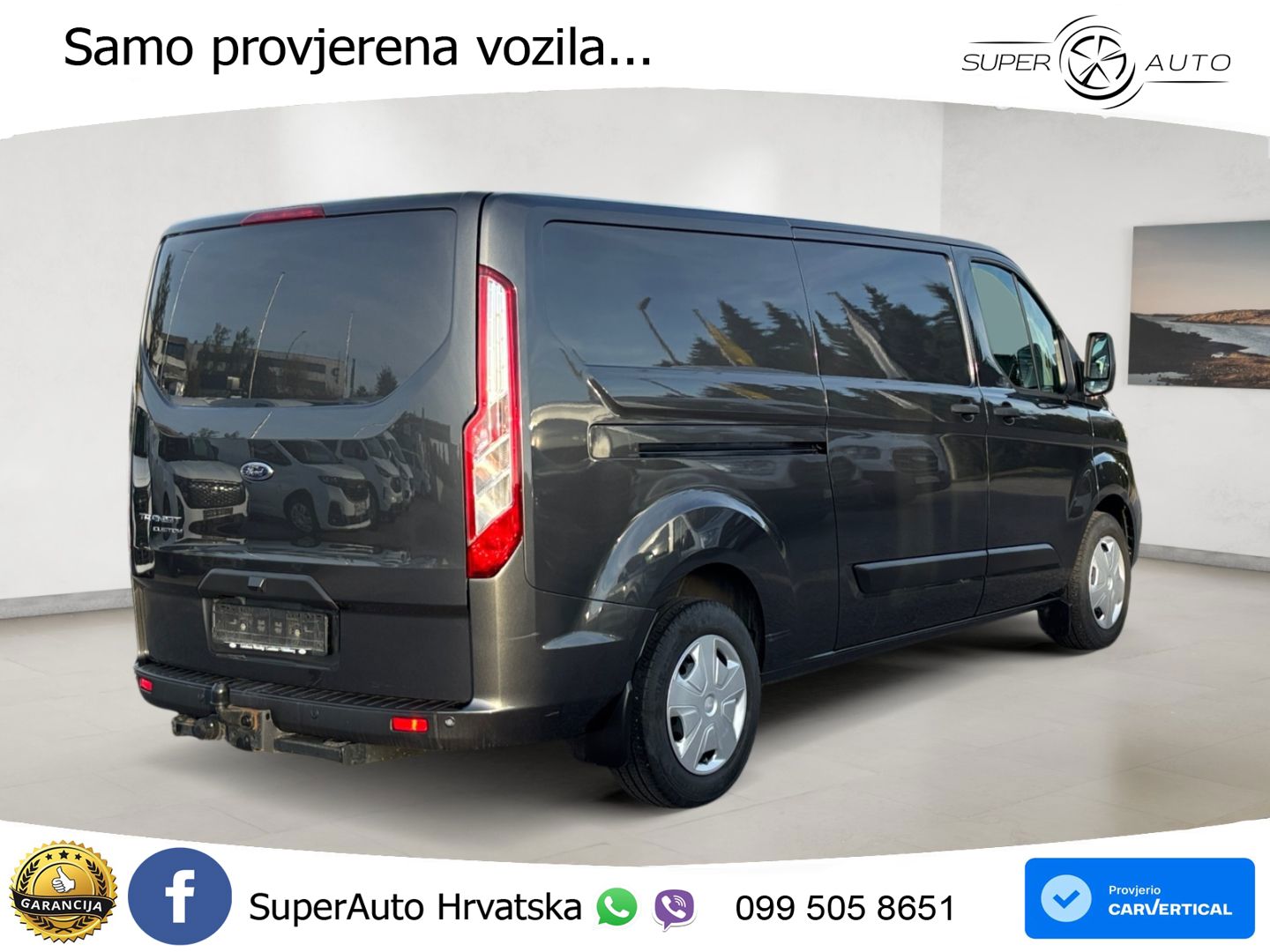 Ford Transit Custom Trend 320 L2H1 Sortimo Klima AHK 170 KS
