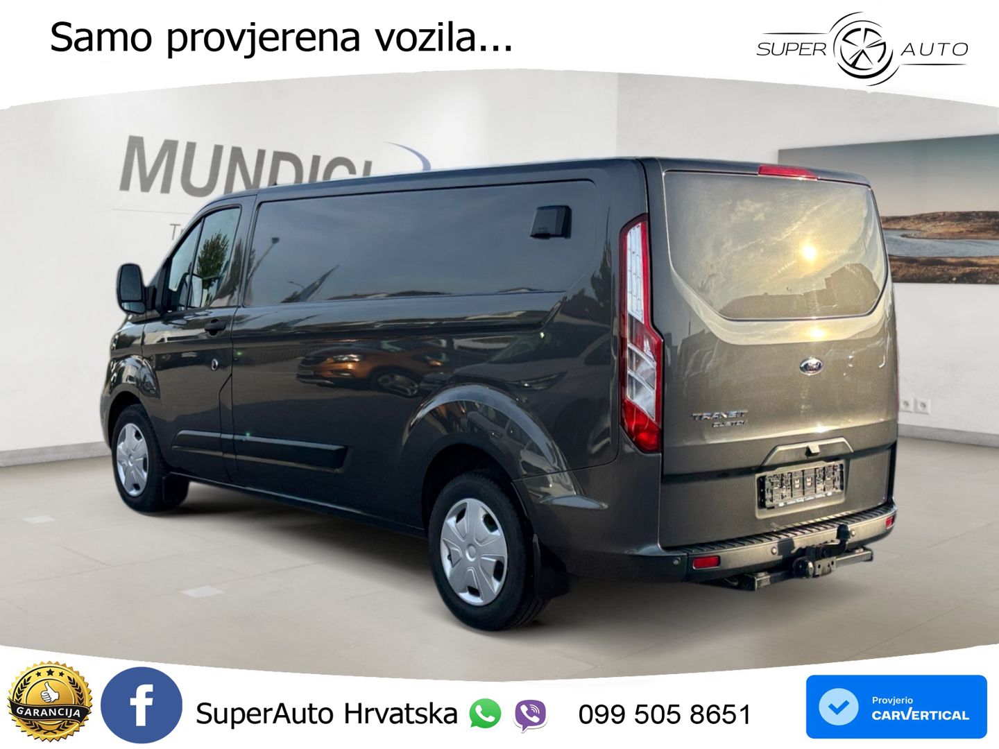 Ford Transit Custom Trend 320 L2H1 Sortimo Klima AHK 170 KS