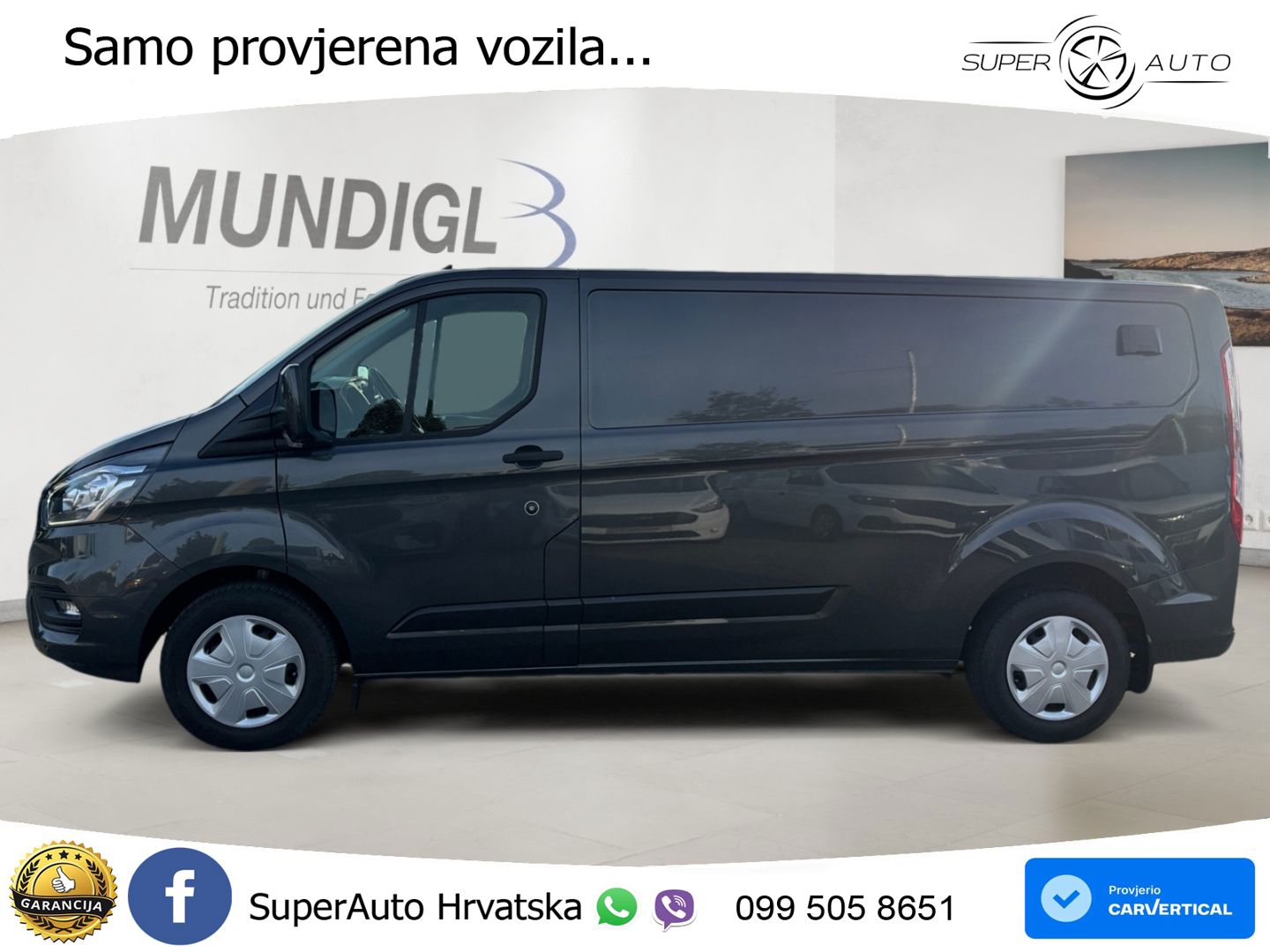 Ford Transit Custom Trend 320 L2H1 Sortimo Klima AHK 170 KS