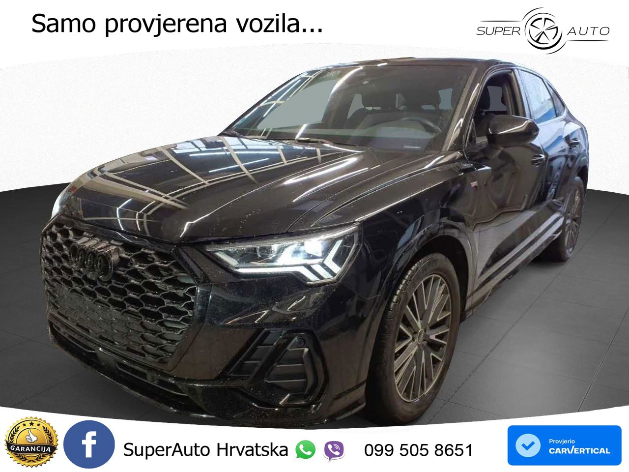 Audi Q3 35 TFSI (150 KS) S line LED+GR SJED+ACC