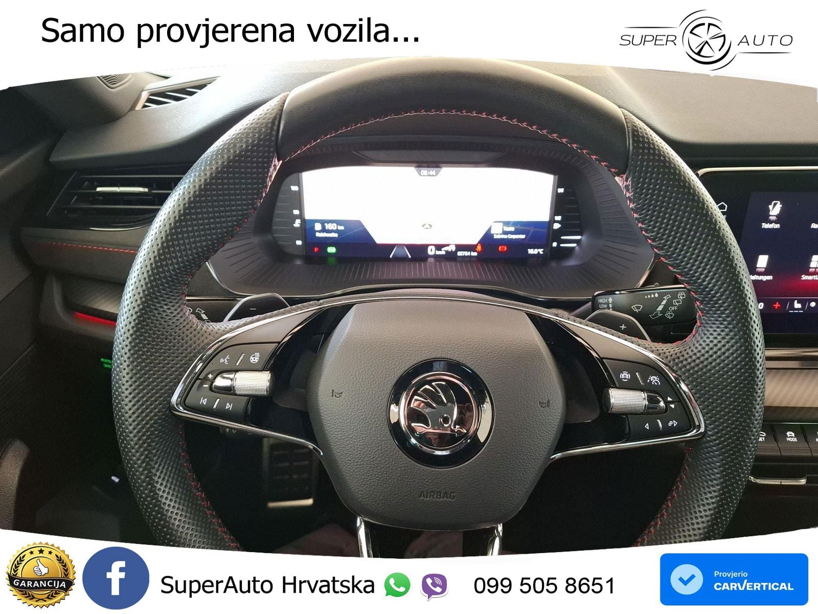 Škoda Octavia Combi RS 2.0 TDI (200 KS) 4x4 DSG LED+GR SJED+ACC