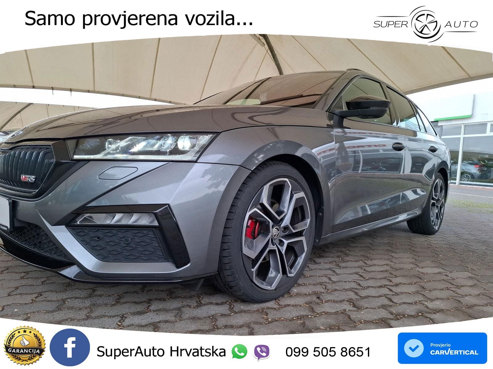 Škoda Octavia Combi RS 2.0 TDI (200 KS) 4x4 DSG LED+GR SJED+ACC