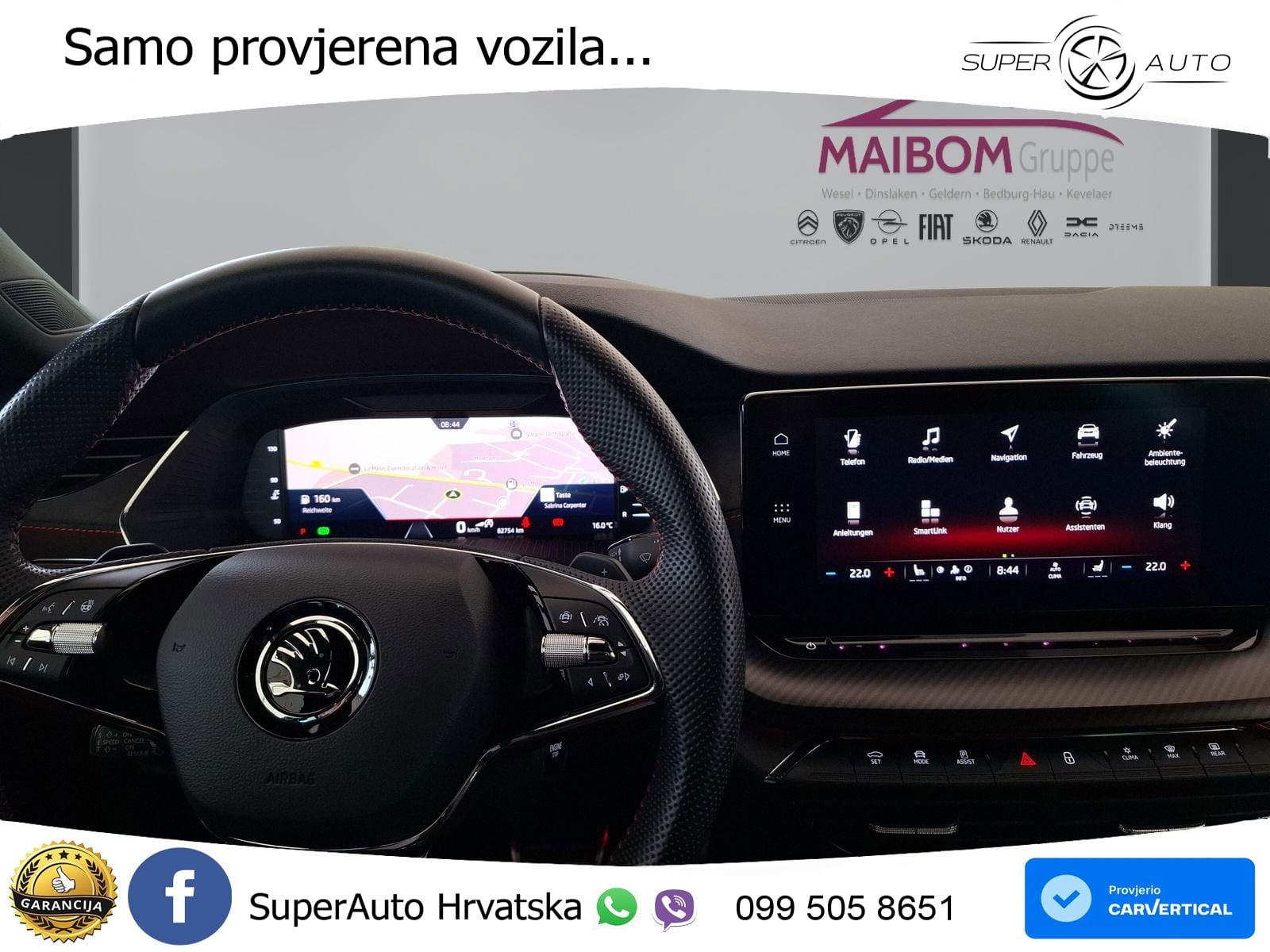 Škoda Octavia Combi RS 2.0 TDI (200 KS) 4x4 DSG LED+GR SJED+ACC