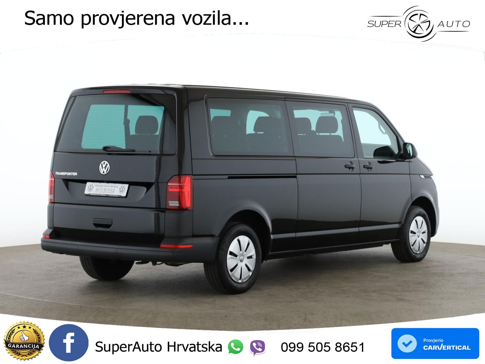 Volkswagen T6.1 Transporter Kombi 2.0 TDI+LR+9-SITZER+RFK 150 KS