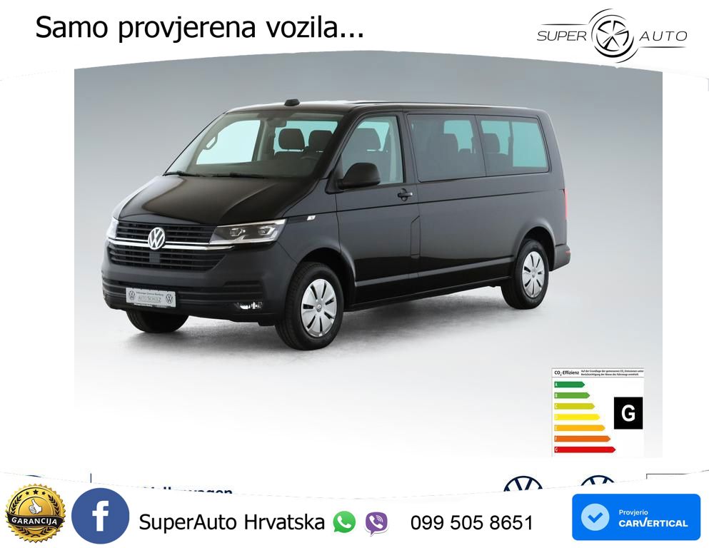 Volkswagen T6.1 Transporter Kombi 2.0 TDI+LR+9-SITZER+RFK 150 KS