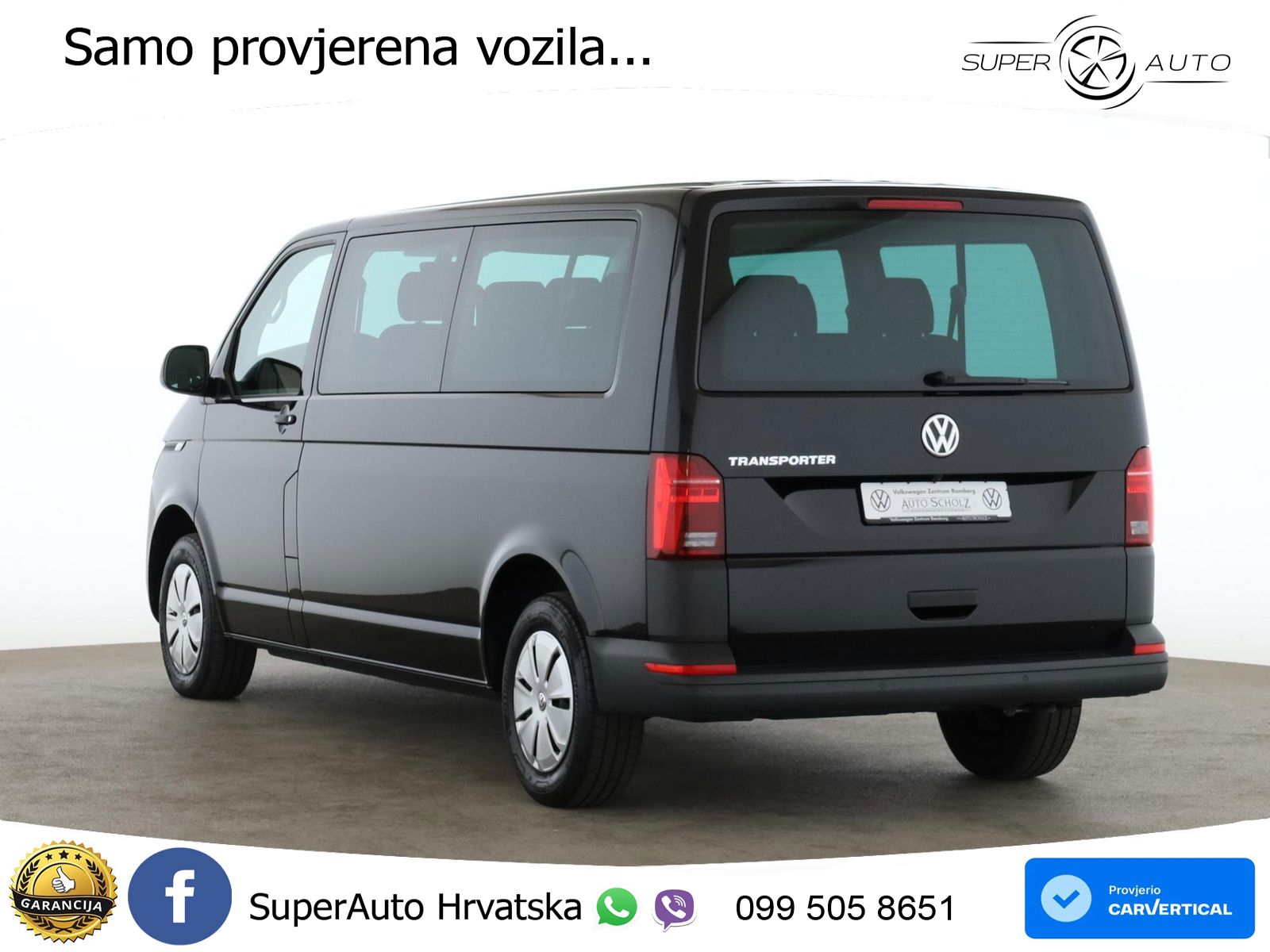 Volkswagen T6.1 Transporter Kombi 2.0 TDI+LR+9-SITZER+RFK 150 KS