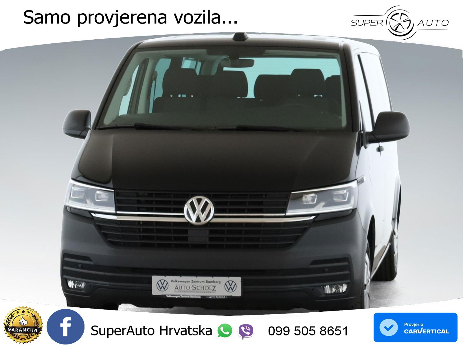 Volkswagen T6.1 Transporter Kombi 2.0 TDI+LR+9-SITZER+RFK 150 KS