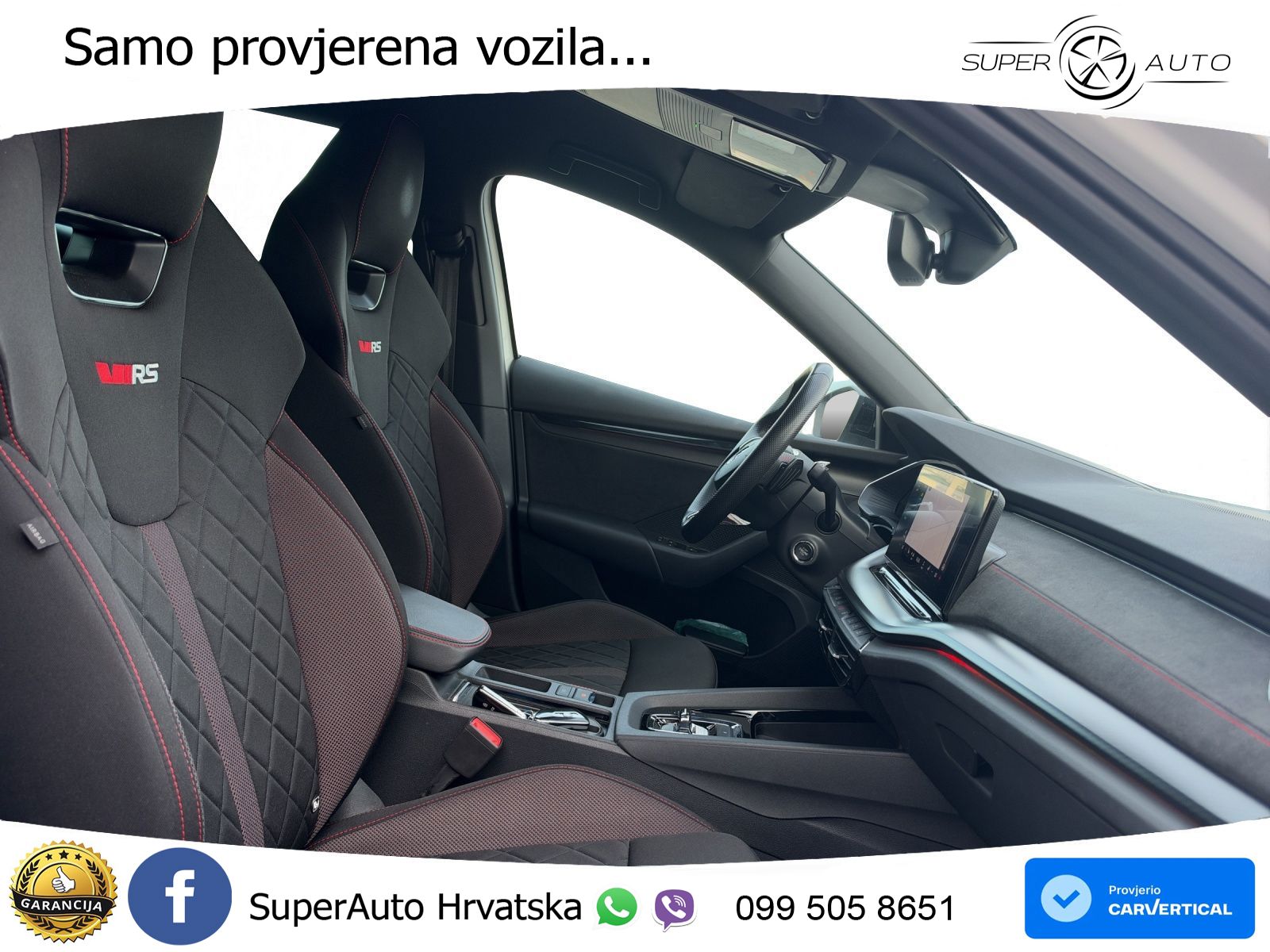 Škoda Octavia Combi RS 2.0 TDI (200 KS) DSG LED+GR SJED+ACC