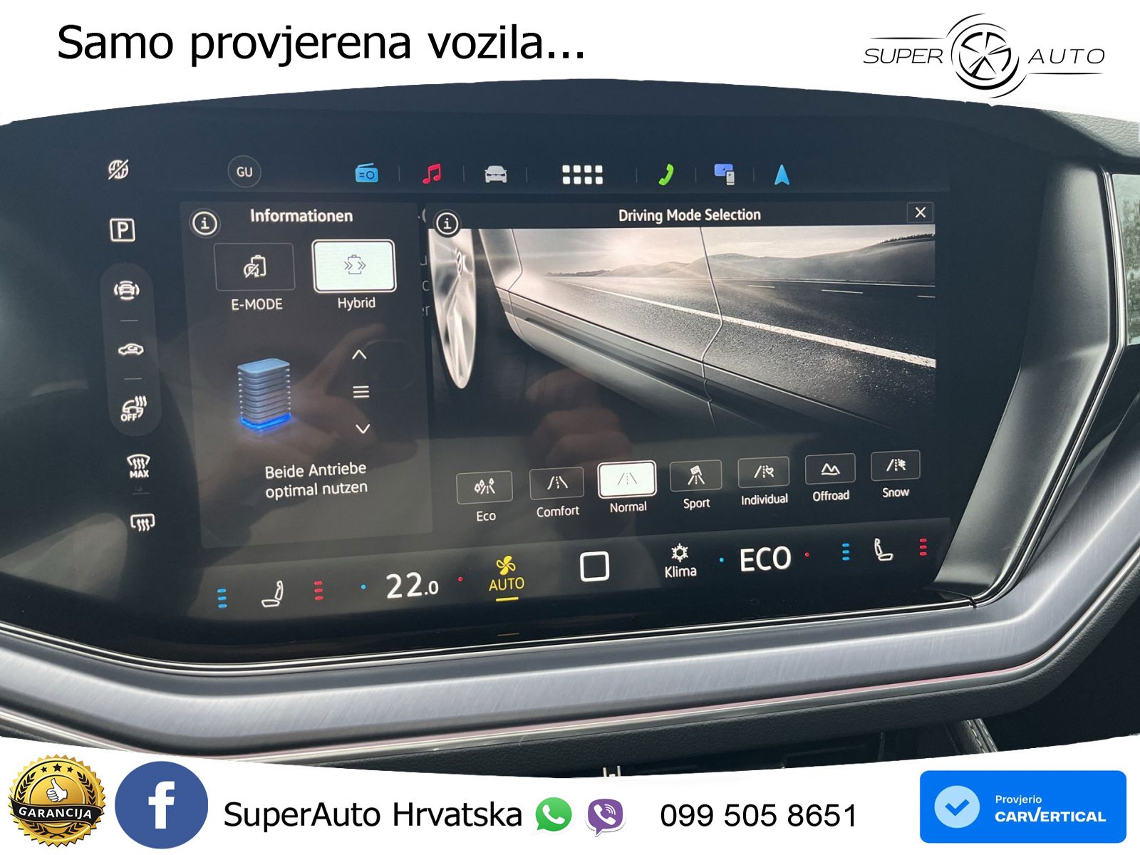 Volkswagen Touareg R 3.0 V6 TFSI (462 KS) 4MOTION Tiptronic ZRAČNI+ACC+GR SJED+KAM+PANO