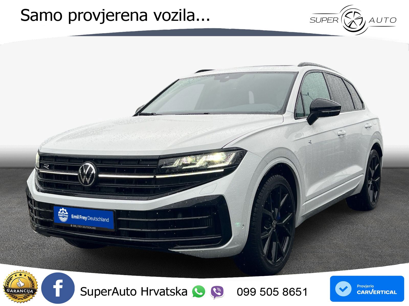 Volkswagen Touareg R 3.0 V6 TFSI (462 KS) 4MOTION Tiptronic ZRAČNI+ACC+GR SJED+KAM+PANO