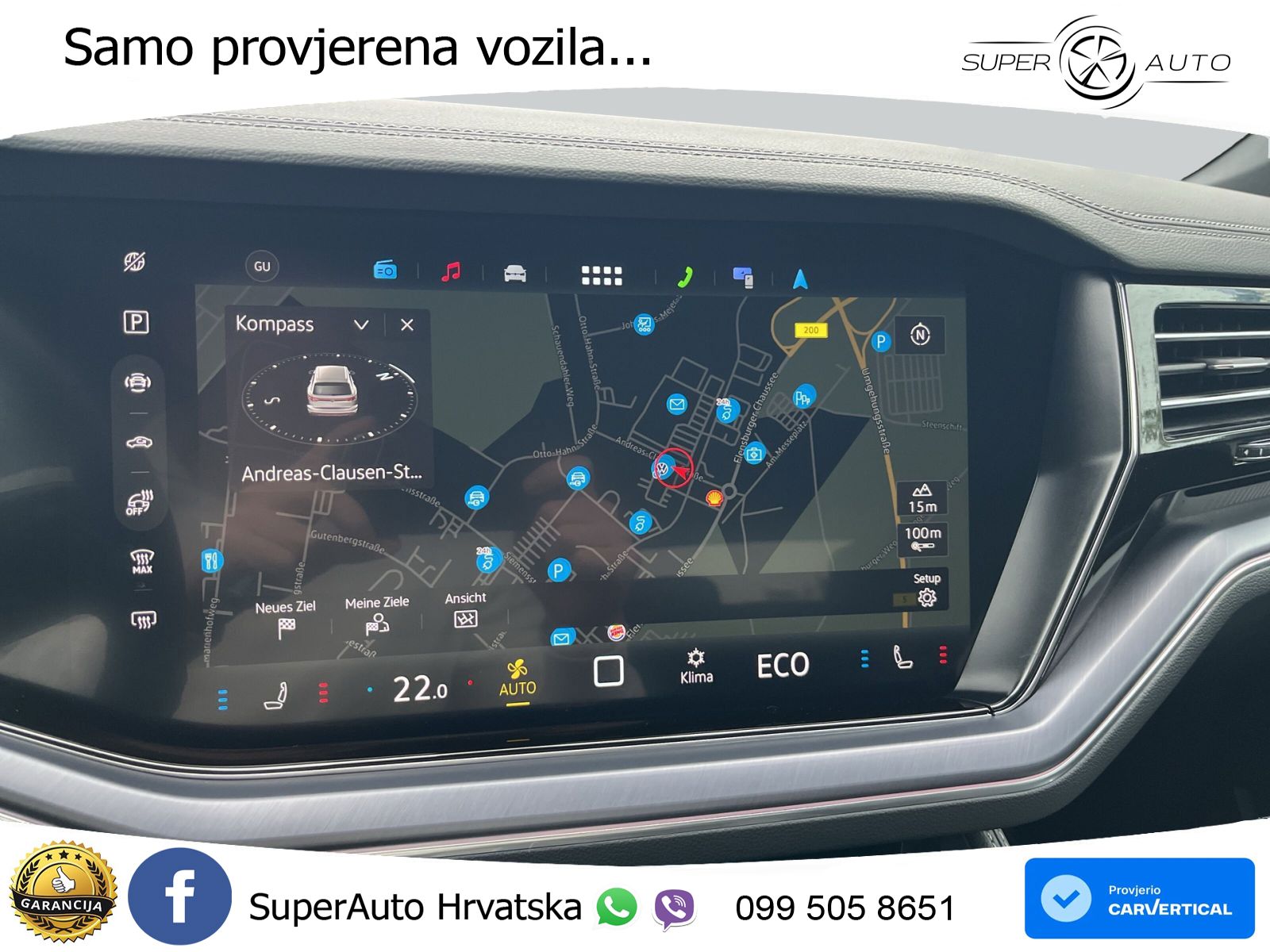 Volkswagen Touareg R 3.0 V6 TFSI (462 KS) 4MOTION Tiptronic ZRAČNI+ACC+GR SJED+KAM+PANO