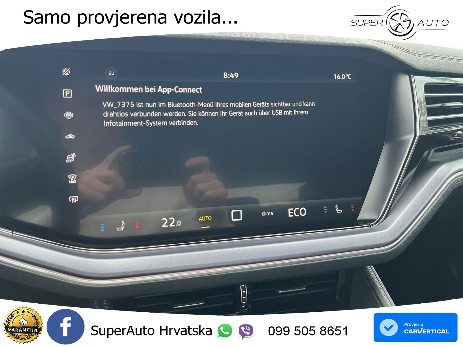 Volkswagen Touareg R 3.0 V6 TFSI (462 KS) 4MOTION Tiptronic ZRAČNI+ACC+GR SJED+KAM+PANO