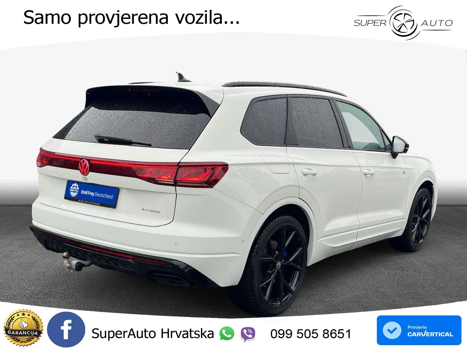 Volkswagen Touareg R 3.0 V6 TFSI (462 KS) 4MOTION Tiptronic ZRAČNI+ACC+GR SJED+KAM+PANO