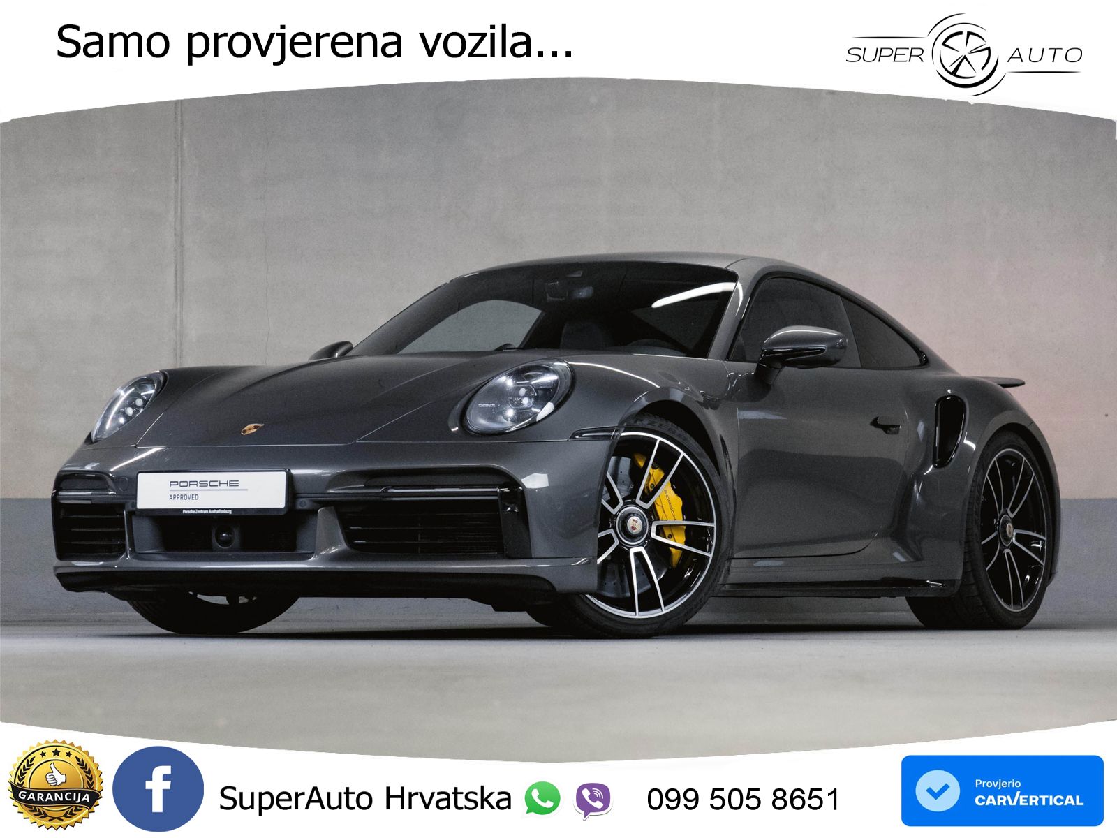 Porsche 911 Turbo S 3.8 (650 KS) PDK LED+GR SJED+ACC