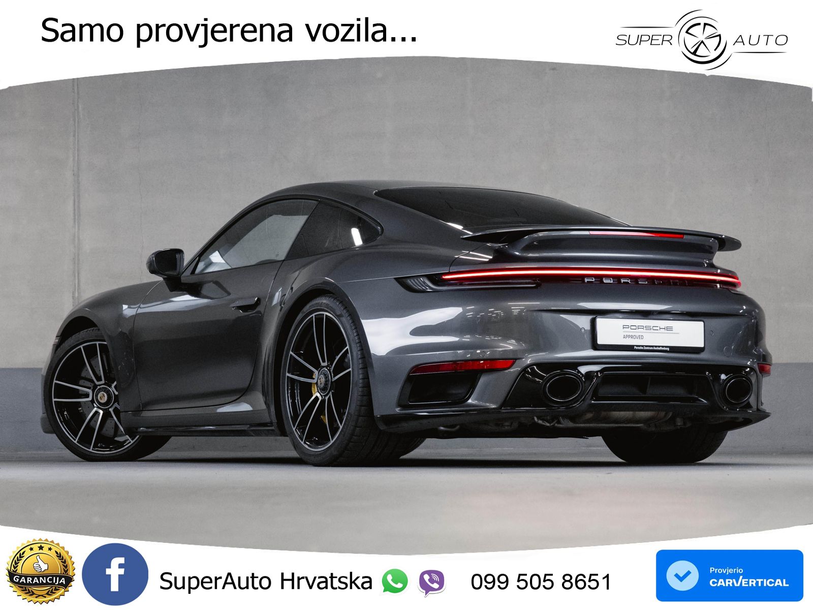 Porsche 911 Turbo S 3.8 (650 KS) PDK LED+GR SJED+ACC