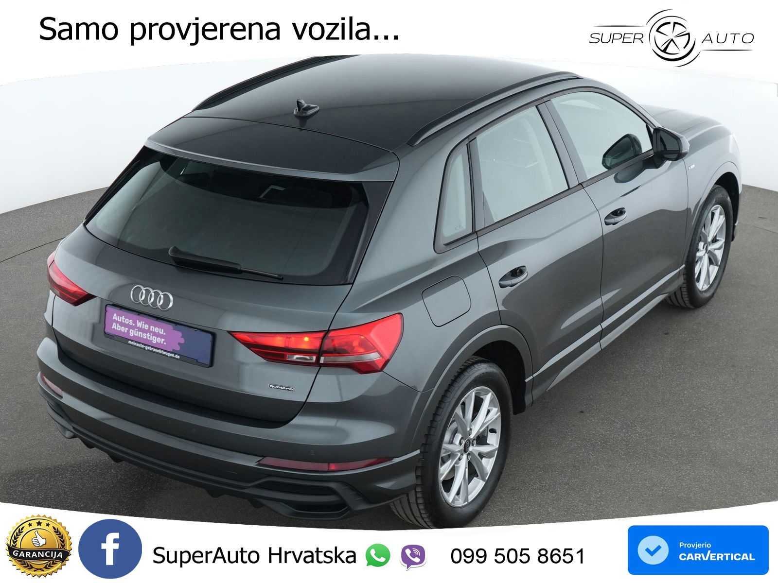 Audi Q3 40 TDI (200 KS) quattro S tronic S line LED+GR SJED+ACC